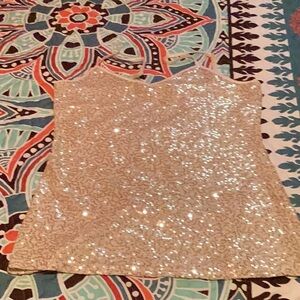 Gold sequined cami reduced